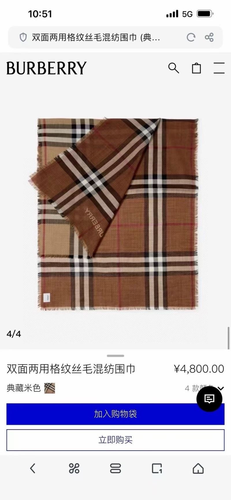 Burberry Scarf